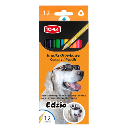 EDZIO COLOURING PENCILS, TRIANGULAR