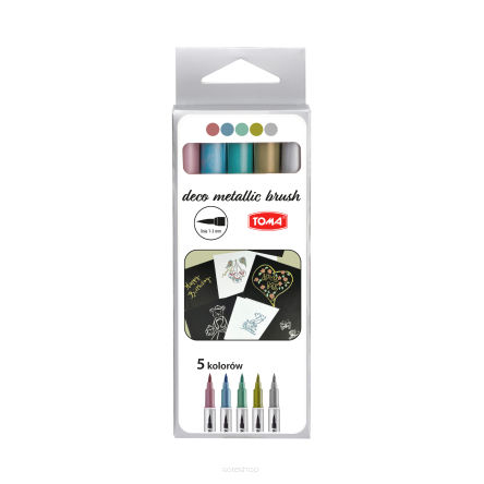 DECOmetalic brush permanent marker 