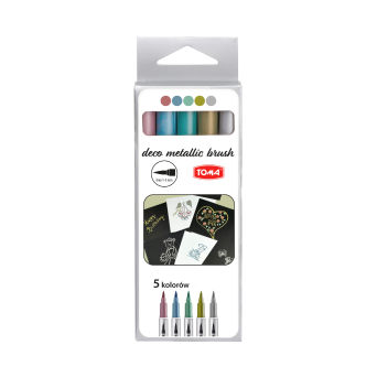 DECOmetalic brush permanent marker 