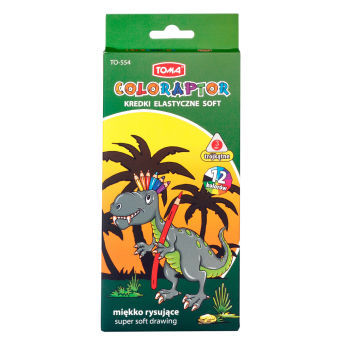 COLORAPTOR FLEXIBLE TRIANGULAR COLOURING PENCILS