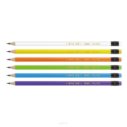 Pencils with an eraser