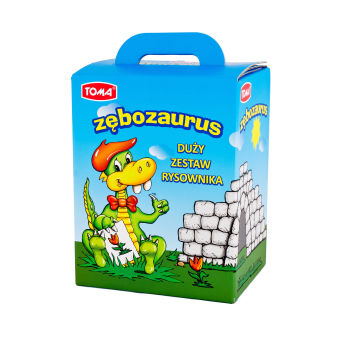 TO-761 DUŻY ZESTAW RYSOWNIKA ZĘBOZAURUS + GRATIS PLASTELINA